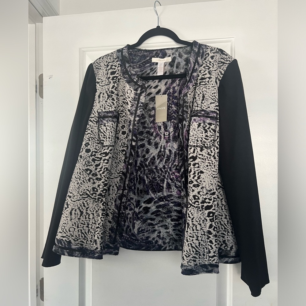 Chico’s women’s open front blazer